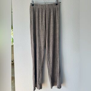 Bobeau straight leg ribbed pants